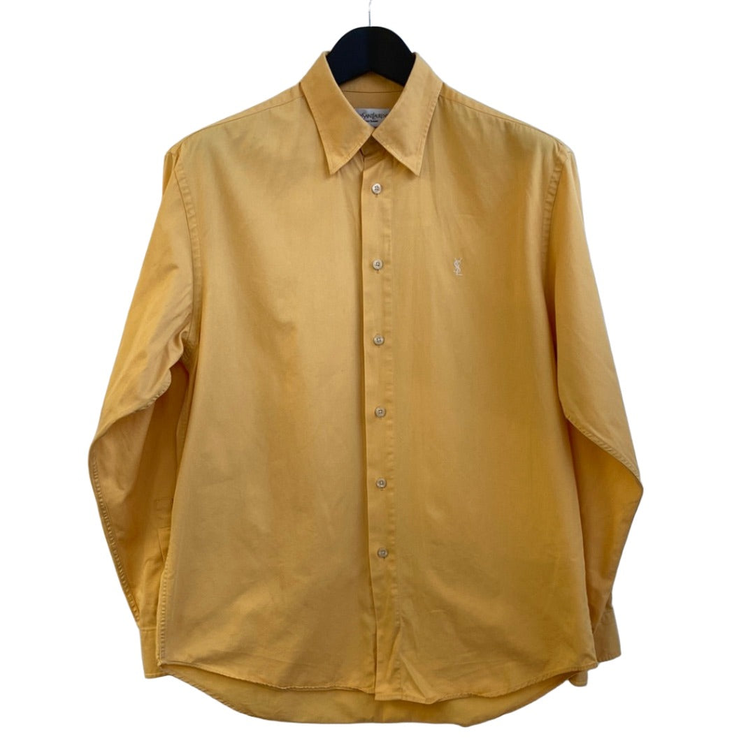 YSL Yellow 100% Cotton Shirt M – VOUT - Main Image
