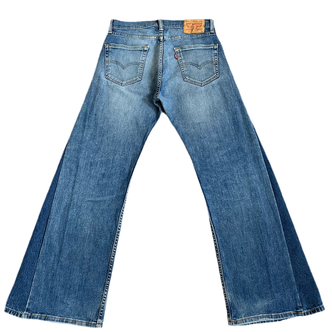 Velier. Re/Work Pale Wash Denim Wide Leg Jeans - W30