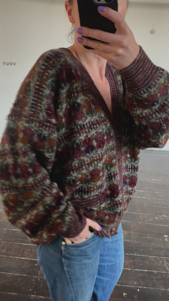 Missoni oversized patterned Cardigan - L