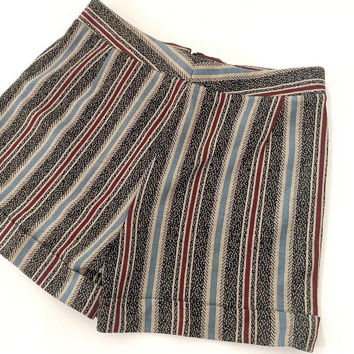 Cacharel jacquard striped shorts - UK 8-10