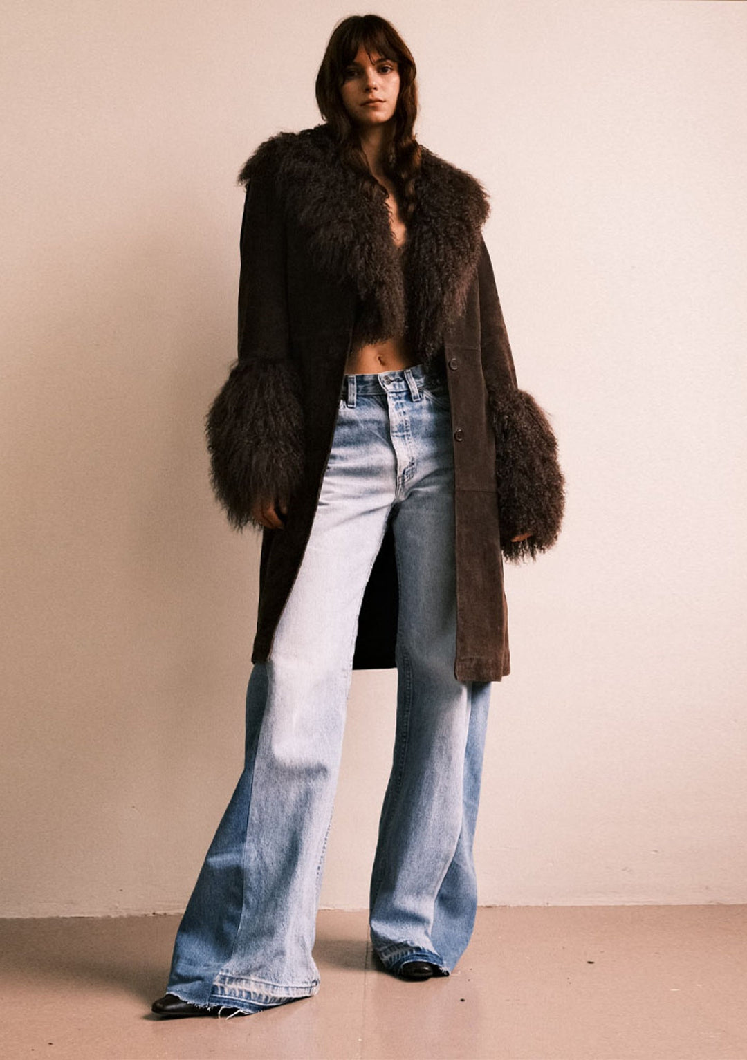 Shearling coat
