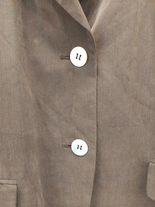 Vintage Max and Co Classics Single Breasted Brown Blazer, Size UK 12