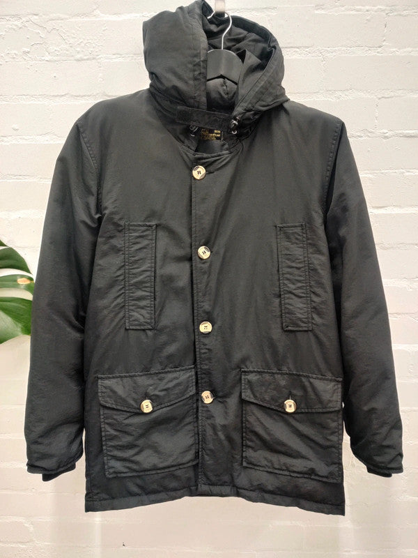 Woolrich Arctic Parka Black Down Puffer - Large