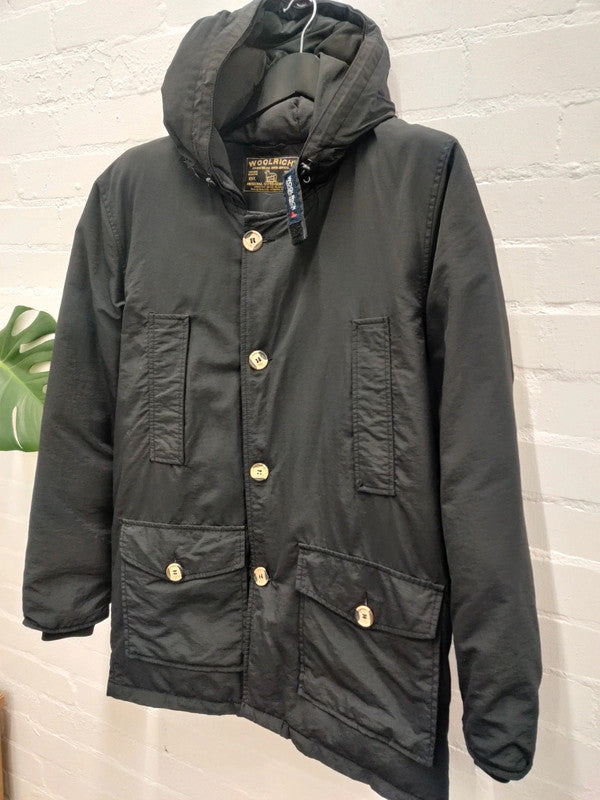 Woolrich Arctic Parka Black Down Puffer - Large