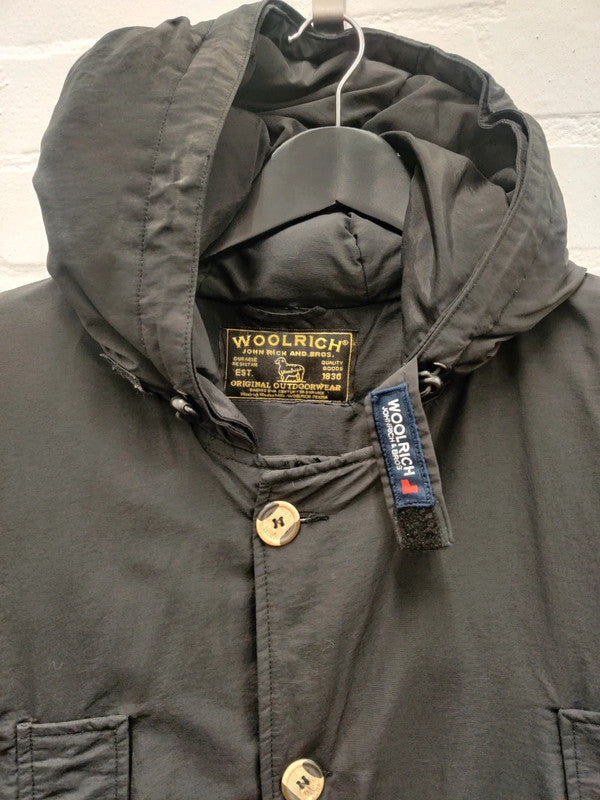 Woolrich Arctic Parka Black Down Puffer - Large