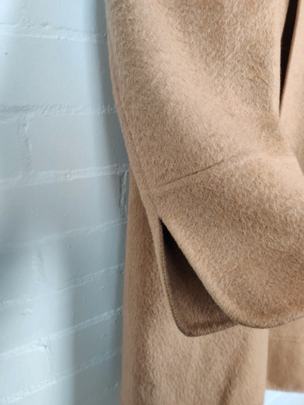 Vintage Mila Schon Camel Cape Coat Wool Cashmere