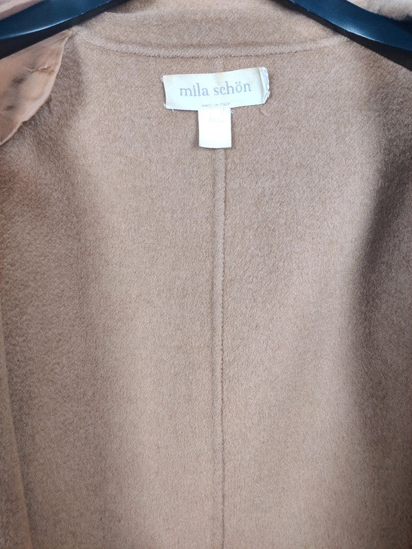 Vintage Mila Schon Camel Cape Coat Wool Cashmere