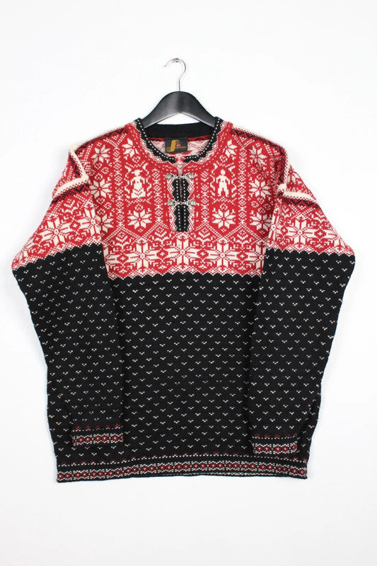 Levandi Norwegian-style 100% wool sweater - XL