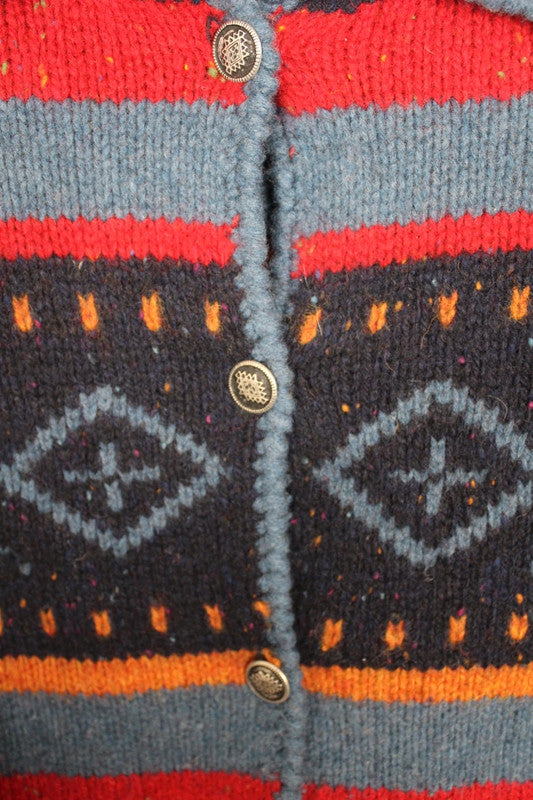 Vintage Nomadic Traders Aztec Wool cardigan - Medium