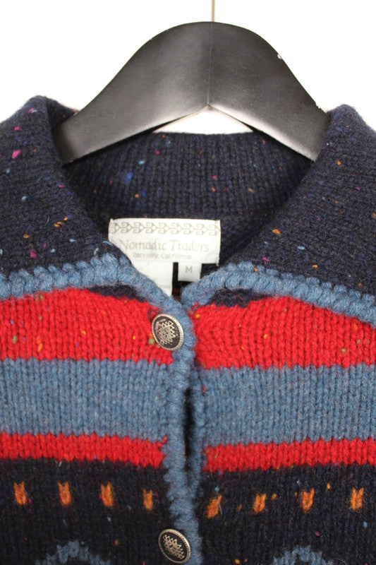 Vintage Nomadic Traders Aztec Wool cardigan - Medium