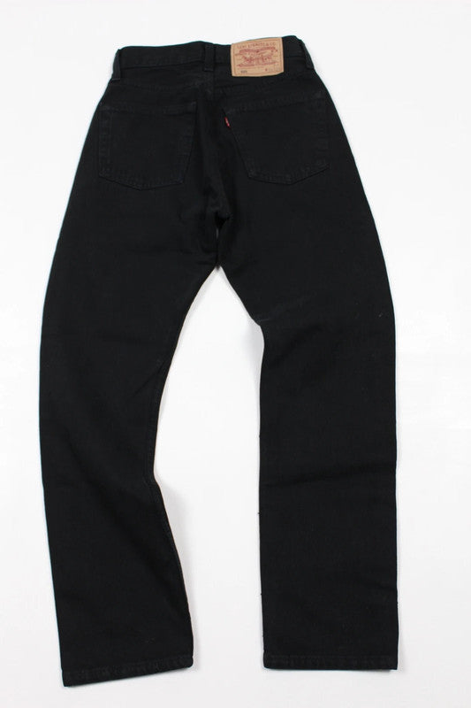 Vintage Levi's 501s Black Jeans W26 L28 – Deadstock