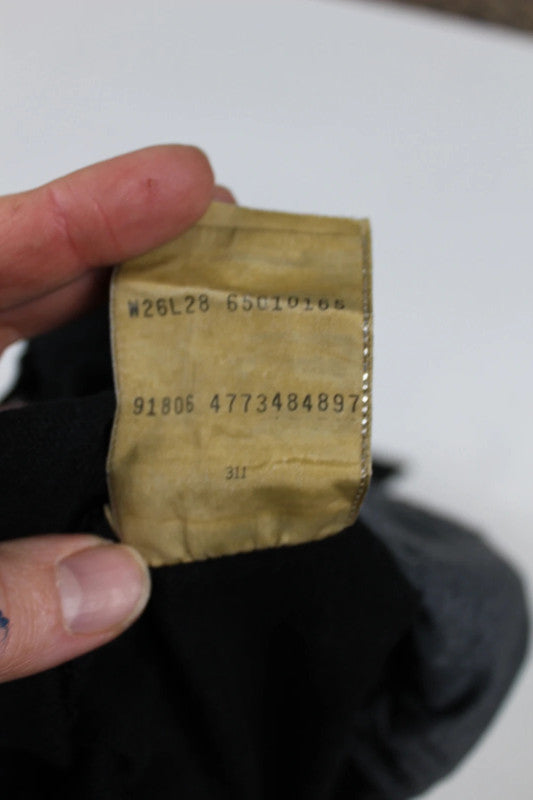 Vintage Levi's 501s Black Jeans W26 L28 – Deadstock