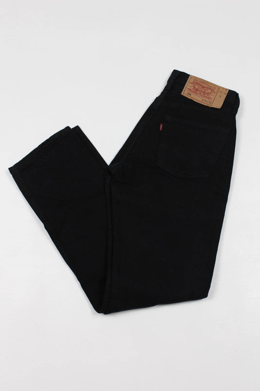 Vintage Levi's 501s Black Jeans W26 L30 – Deadstock