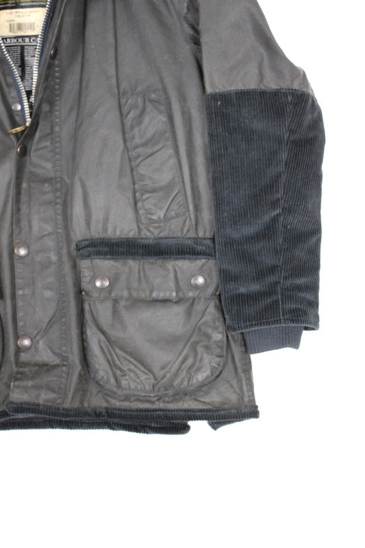 Vintage Barbour x Paul Smith Rework Navy Waxed Cotton Bedale Jacket Medium