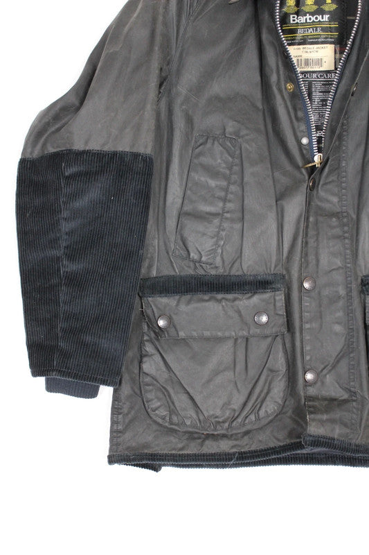 Vintage Barbour x Paul Smith Rework Navy Waxed Cotton Bedale Jacket Medium
