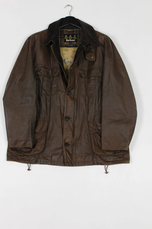 Rewaxed Barbour x English Heritage Silbury 6oz Brown Waxed Cotton Jacket XL