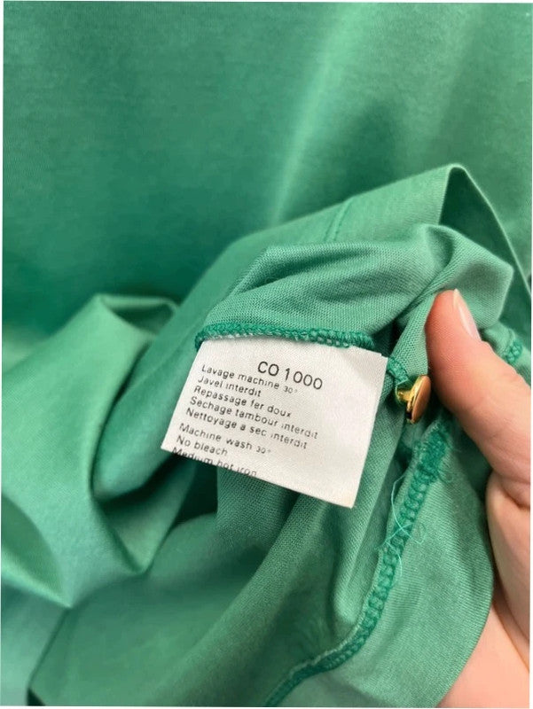 Ysl green vintage long sleeve top, large