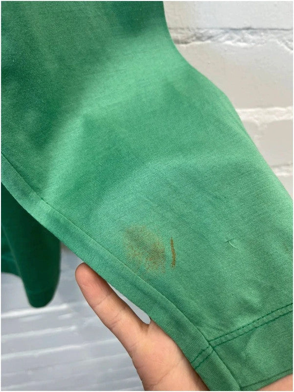 Ysl green vintage long sleeve top, large