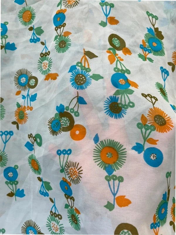 Handmade retro print blouse, UK8