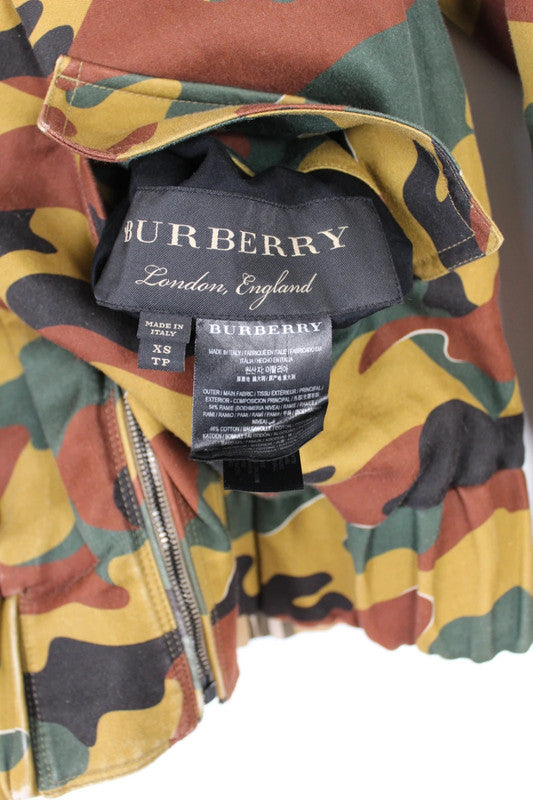 Burberry Reversible Camouflage Harrington Jacket 2018AW Small