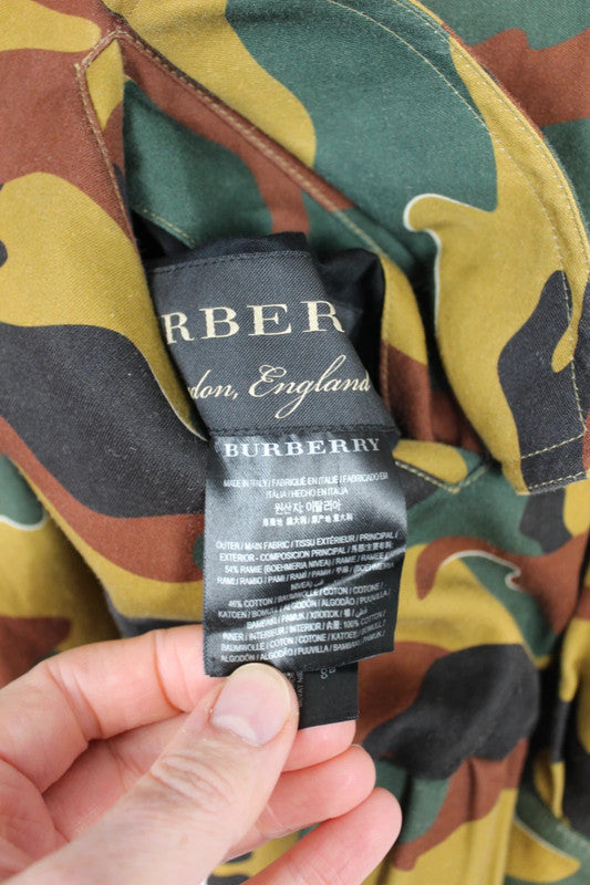 Burberry Reversible Camouflage Harrington Jacket 2018AW Small