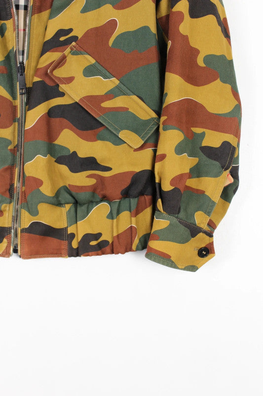 Burberry Reversible Camouflage Harrington Jacket 2018AW Small