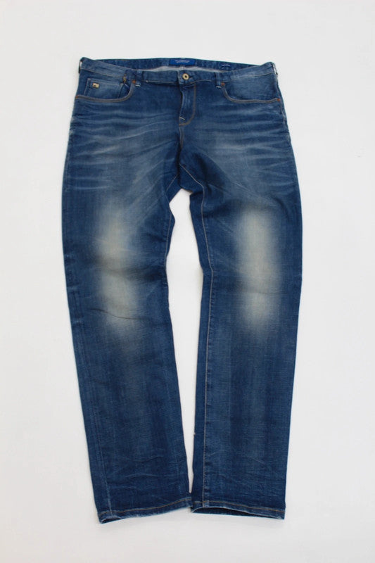 Scotch &amp; Soda Amsterdam Catch 22 Blue Tailored Slim Fit Denim Jeans Men’s W38