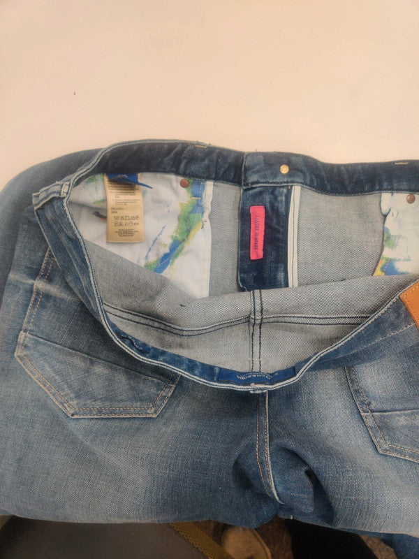Scotch &amp; Soda Amsterdam Catch 22 Blue Tailored Slim Fit Denim Jeans Men’s W38