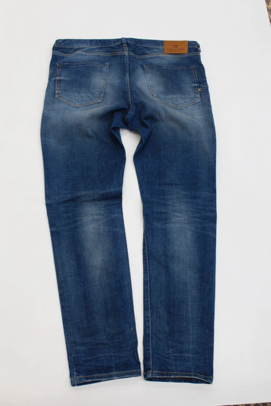 Scotch &amp; Soda Amsterdam Catch 22 Blue Tailored Slim Fit Denim Jeans Men’s W38