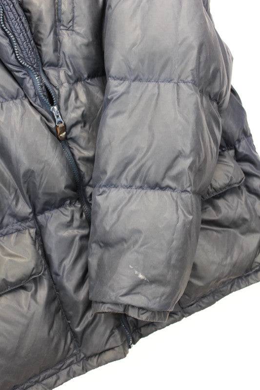 Armani Jeans Vintage 90s Navy Blue Down Filled Puffer Jacket Men’s XXL