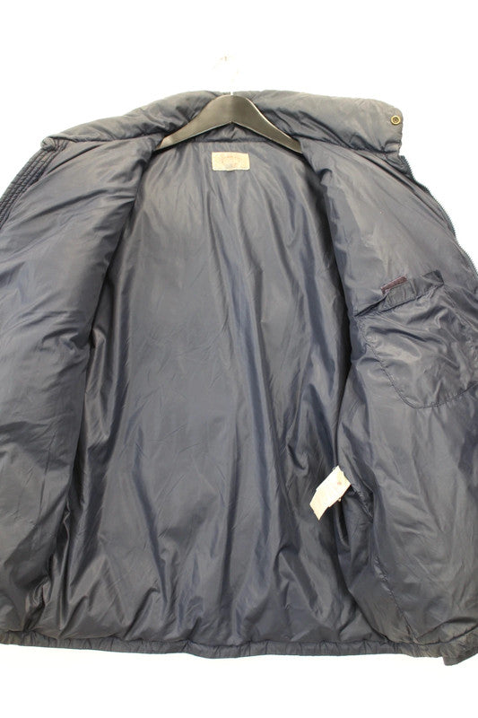 Armani Jeans Vintage 90s Navy Blue Down Filled Puffer Jacket Men’s XXL