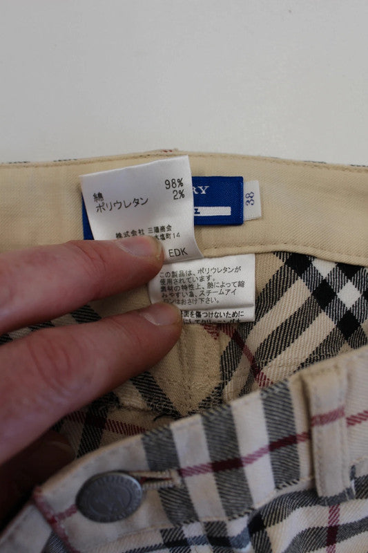 Burberry Vintage Nova Check Trousers Women’s 38