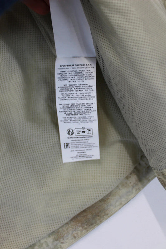 Stone Island Dissolving Grid Camo Econyl® Hooded Jacket Natural Beige XXL