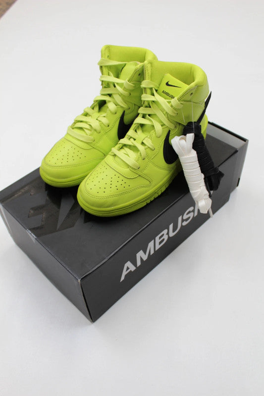 Nike x Ambush Dunk High Flash Lime Atomic Green Sneakers 3.5UK