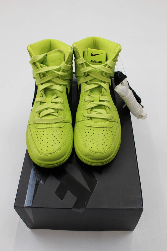 Nike x Ambush Dunk High Flash Lime Atomic Green Sneakers 3.5UK