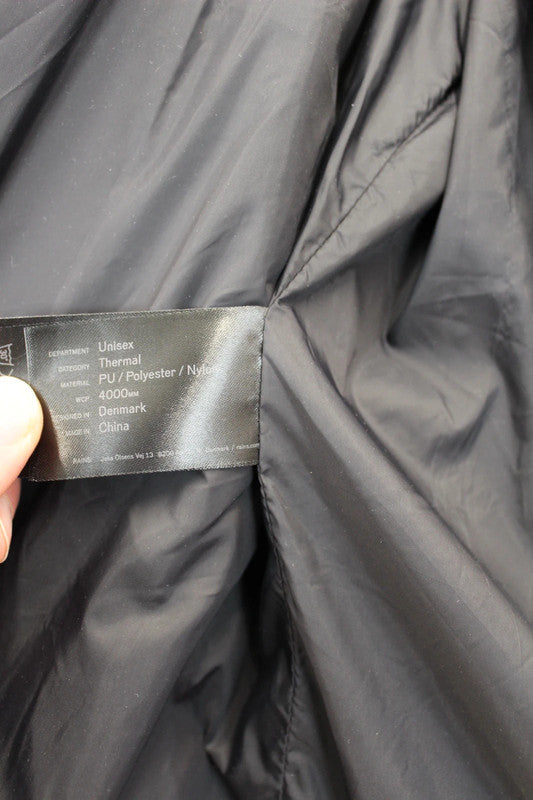 Rains Purple Waterproof Hooded Puffer Jacket Small