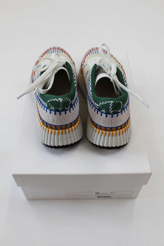 Chloé Nama Multicolour Recycled Mesh Runner Sneakers EU36