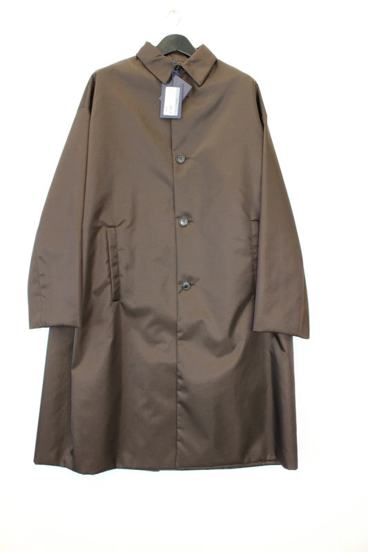 Prada SGB891 Brown Re-Nylon Oversized Jacket Impermeable Large