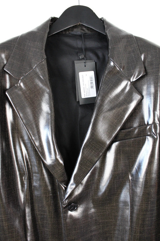 Raf Simons SS22/23 Black Coated Oversized Blazer Medium