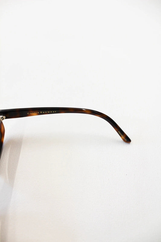 Corlin Eyewear Cannes Tortoise Rectangular Sunglasses