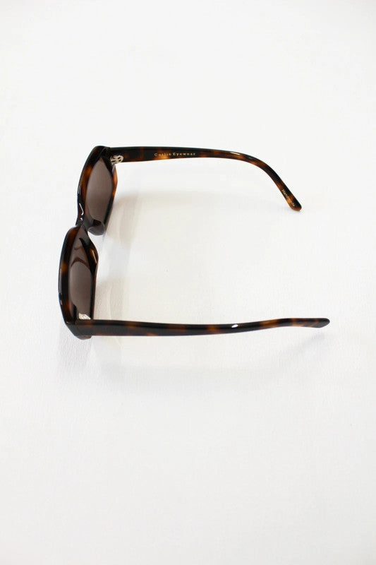 Corlin Eyewear Cannes Tortoise Rectangular Sunglasses
