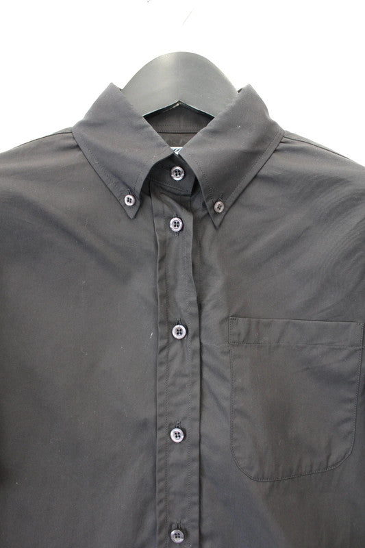 Prada Black Re-Nylon & Poplin Shirt Dress – IT38 / UK6