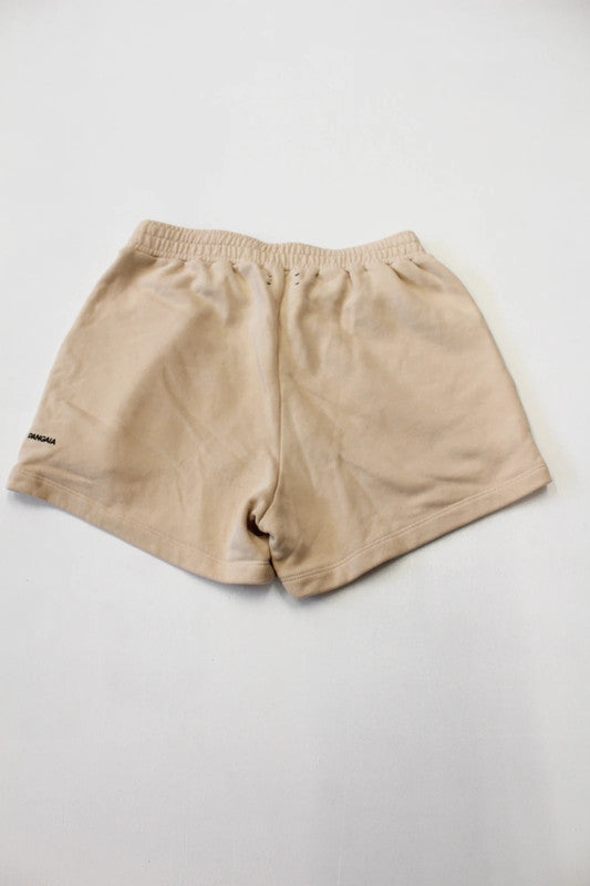 Pangaia Organic Cotton Sweat Shorts – Beige/Stone – XS
