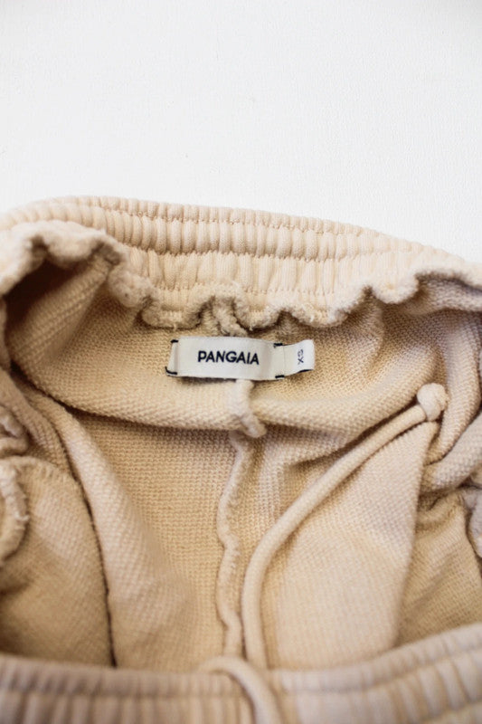 Pangaia Organic Cotton Sweat Shorts – Beige/Stone – XS