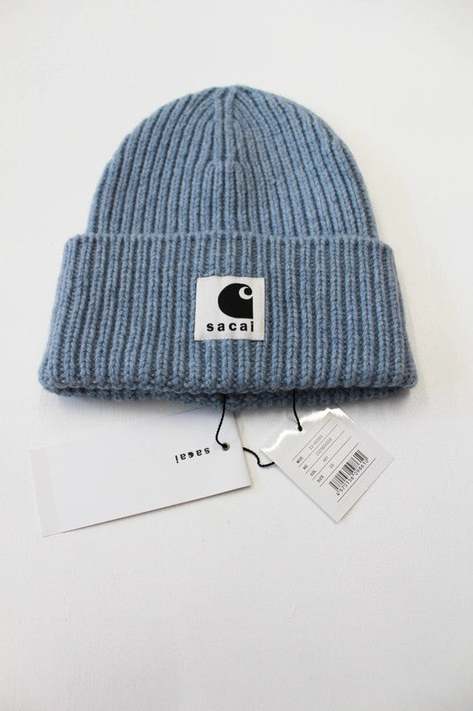 Sacai x Carhartt WIP Ribbed Beanie BNWT AW23 Collaboration