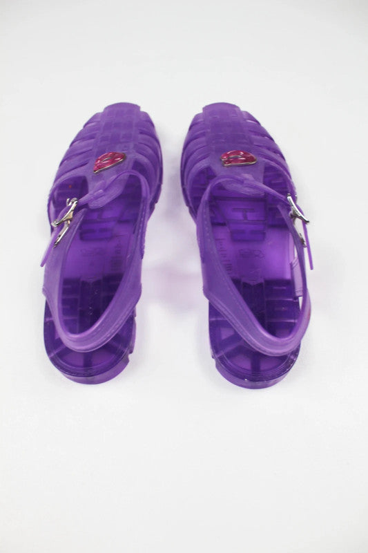 BNWT Coach Jelly Fisherman Sandals Orchid Purple UK5.5