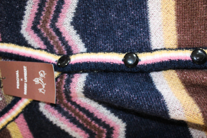 BNWT Percival x Harry Lambert Zigzag Mohair-Blend Cardigan XS