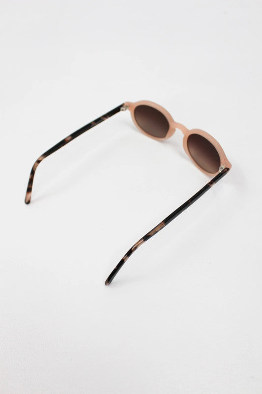 Andy Wolf 4610 Oval Sunglasses Pink/Tortoise Handmade in Austria