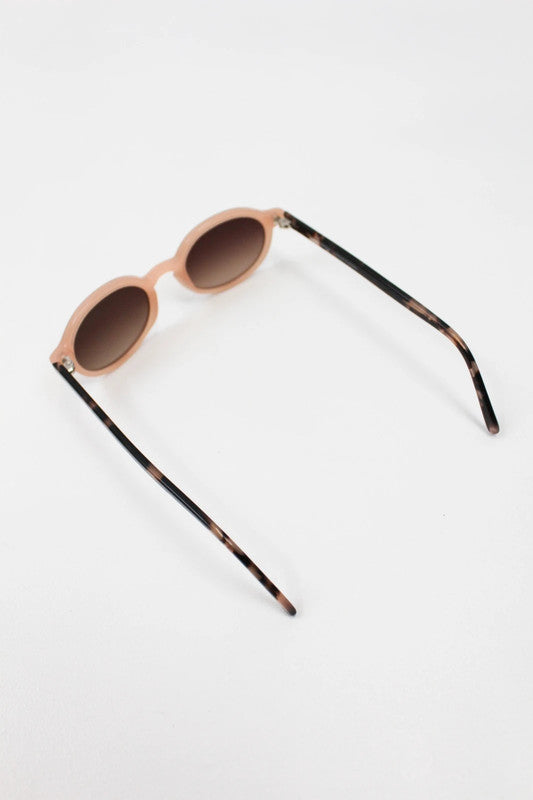 Andy Wolf 4610 Oval Sunglasses Pink/Tortoise Handmade in Austria