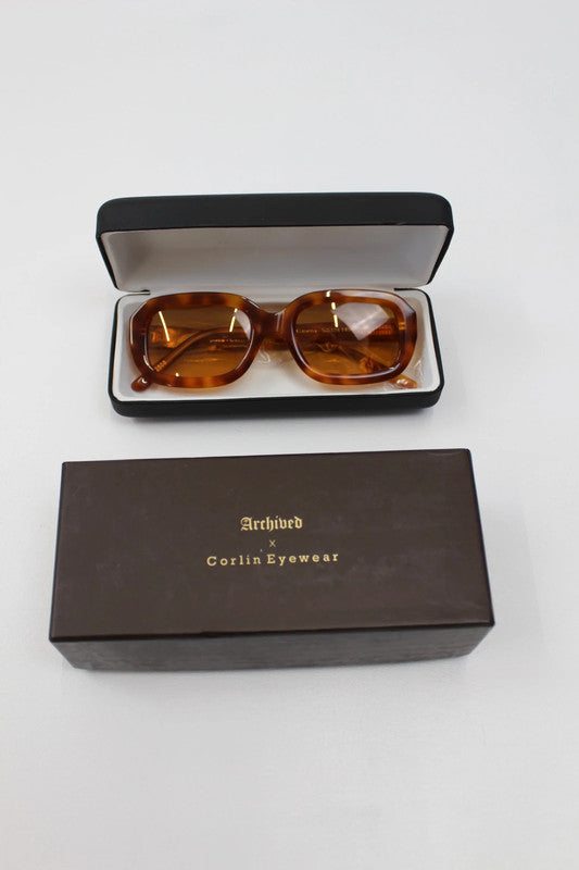 Archived x Corlin Eyewear Casena Tortoise Sunglasses Yellow Lens BNWT